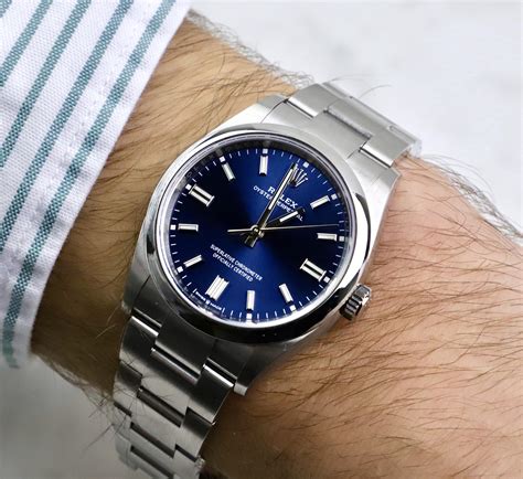 rolex perpetual blue face|rolex oyster perpetual 36mm blue.